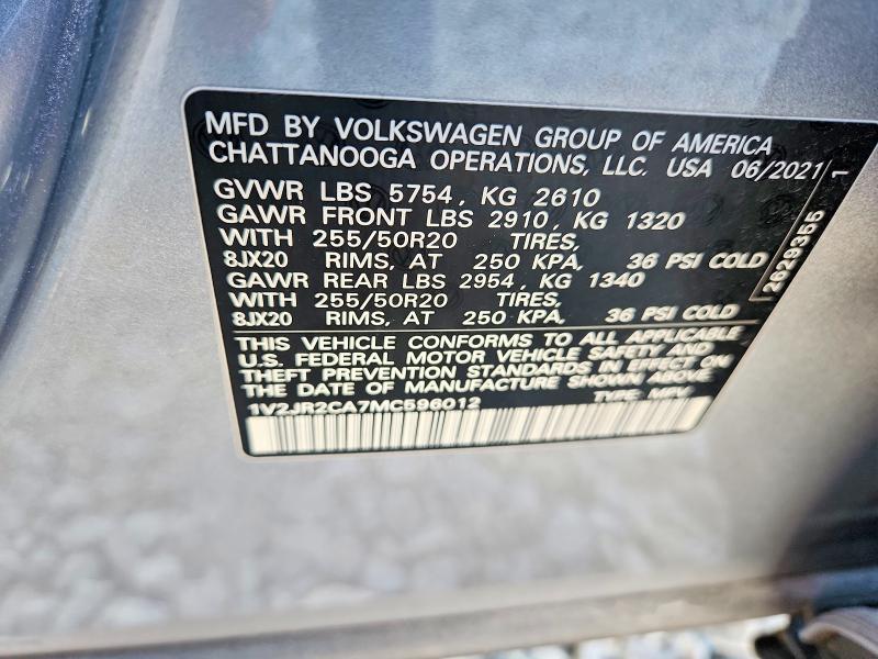 2021 Volkswagen Atlas se
