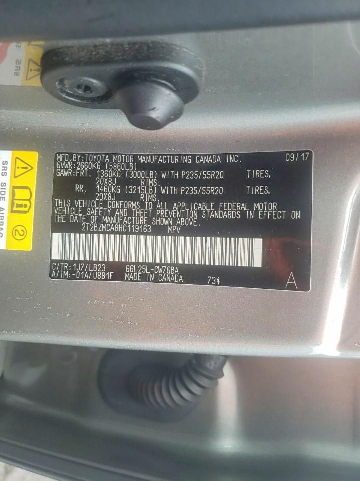 2017 Lexus Rx 350 Base