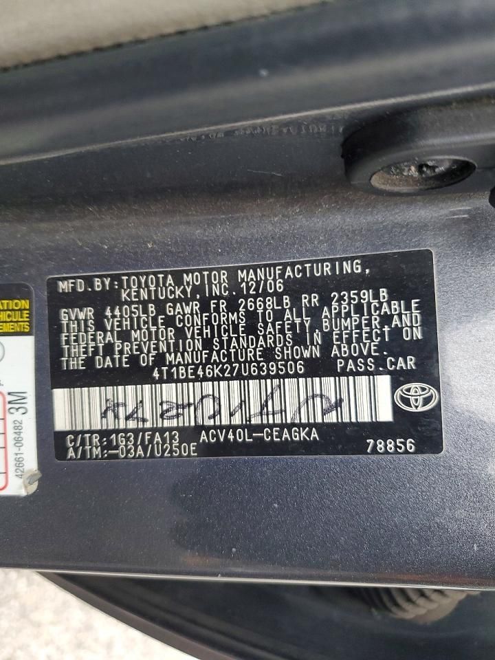 2007 Toyota Camry ce