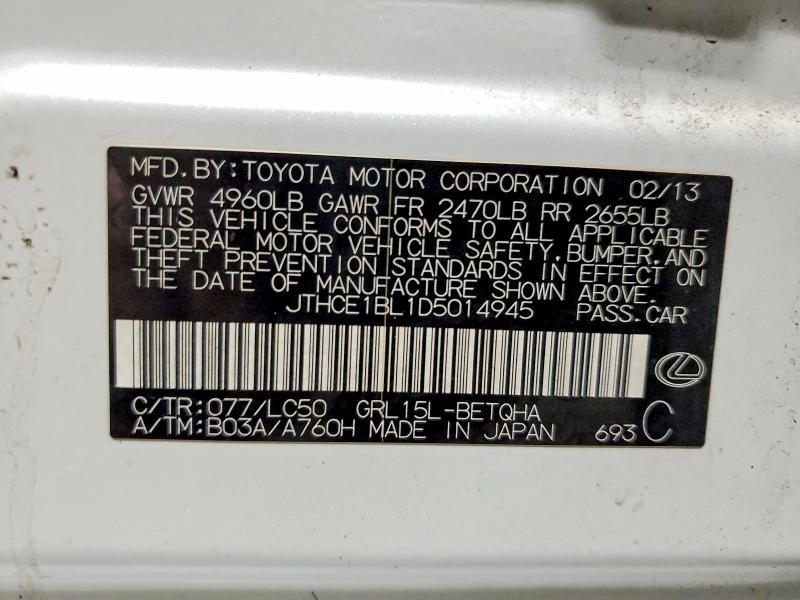 2013 Lexus Gs 350 Base