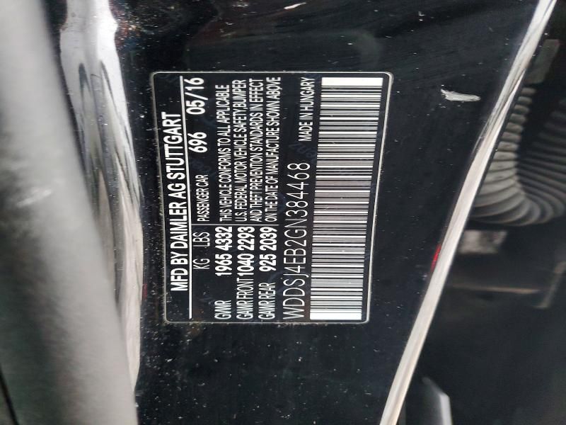 2016 Mercedes-Benz Cla 250