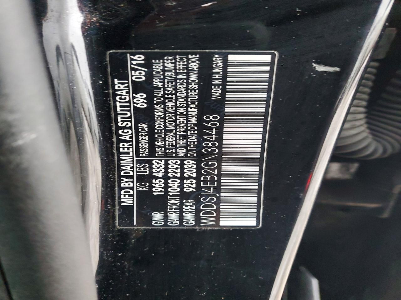 2016 Mercedes-Benz Cla 250