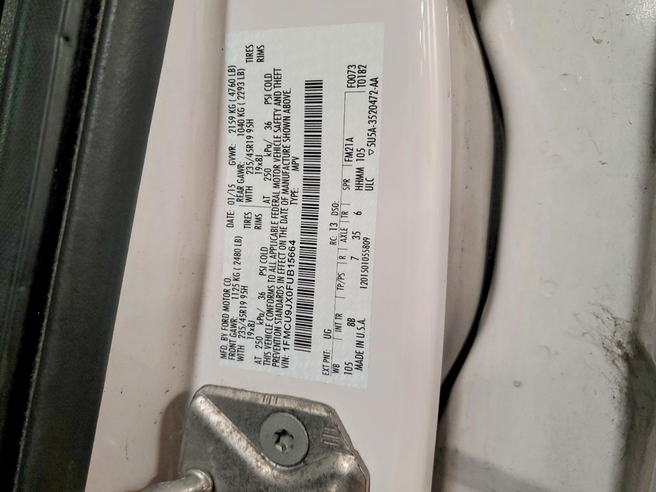 2015 Ford Escape Titanium