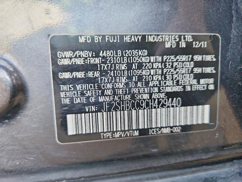 2012 Subaru Forester 2.5x Premium