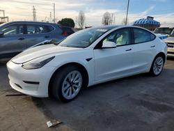Tesla salvage cars for sale: 2022 Tesla Model 3