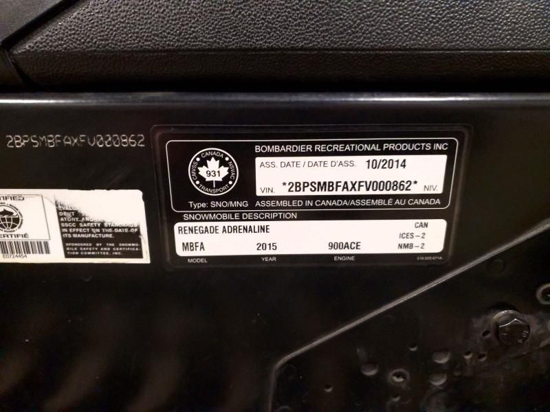 2015 Renegade Adrenalin