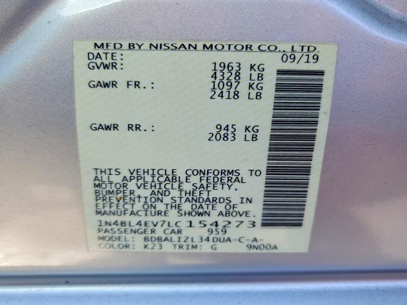 2020 Nissan Altima sl