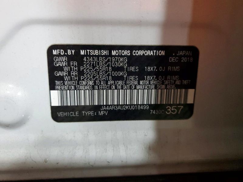 2019 Mitsubishi Outlander Sport es