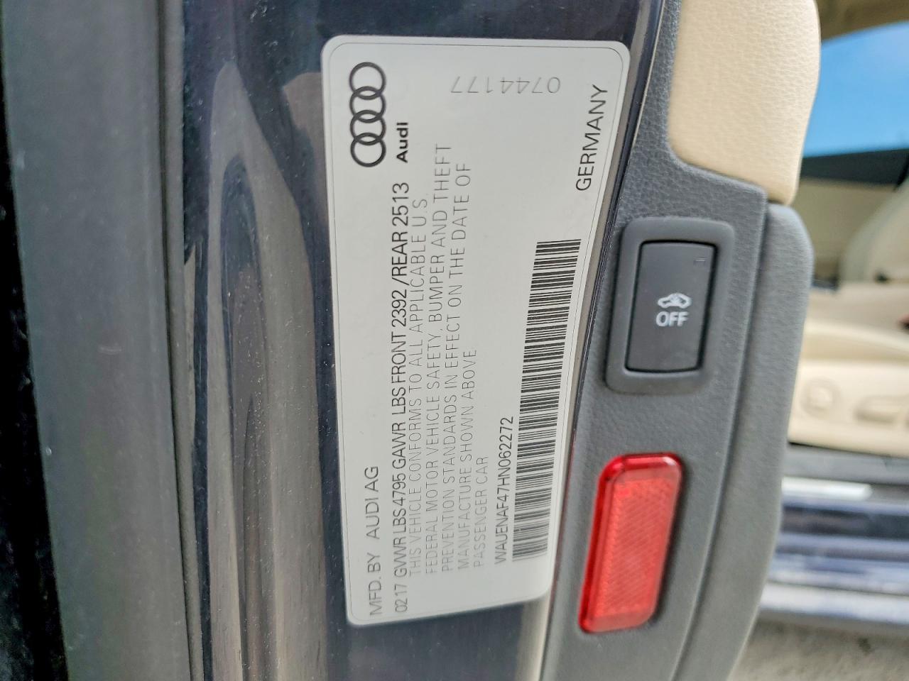 2017 Audi A4 Premium Plus