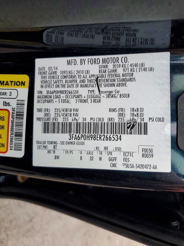 2014 Ford Fusion se