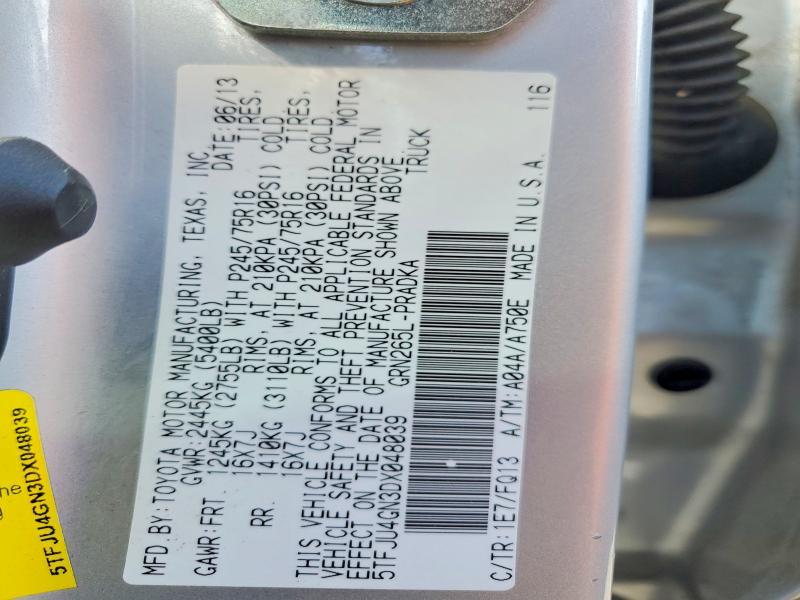 2013 Toyota Tacoma Prerunner V6