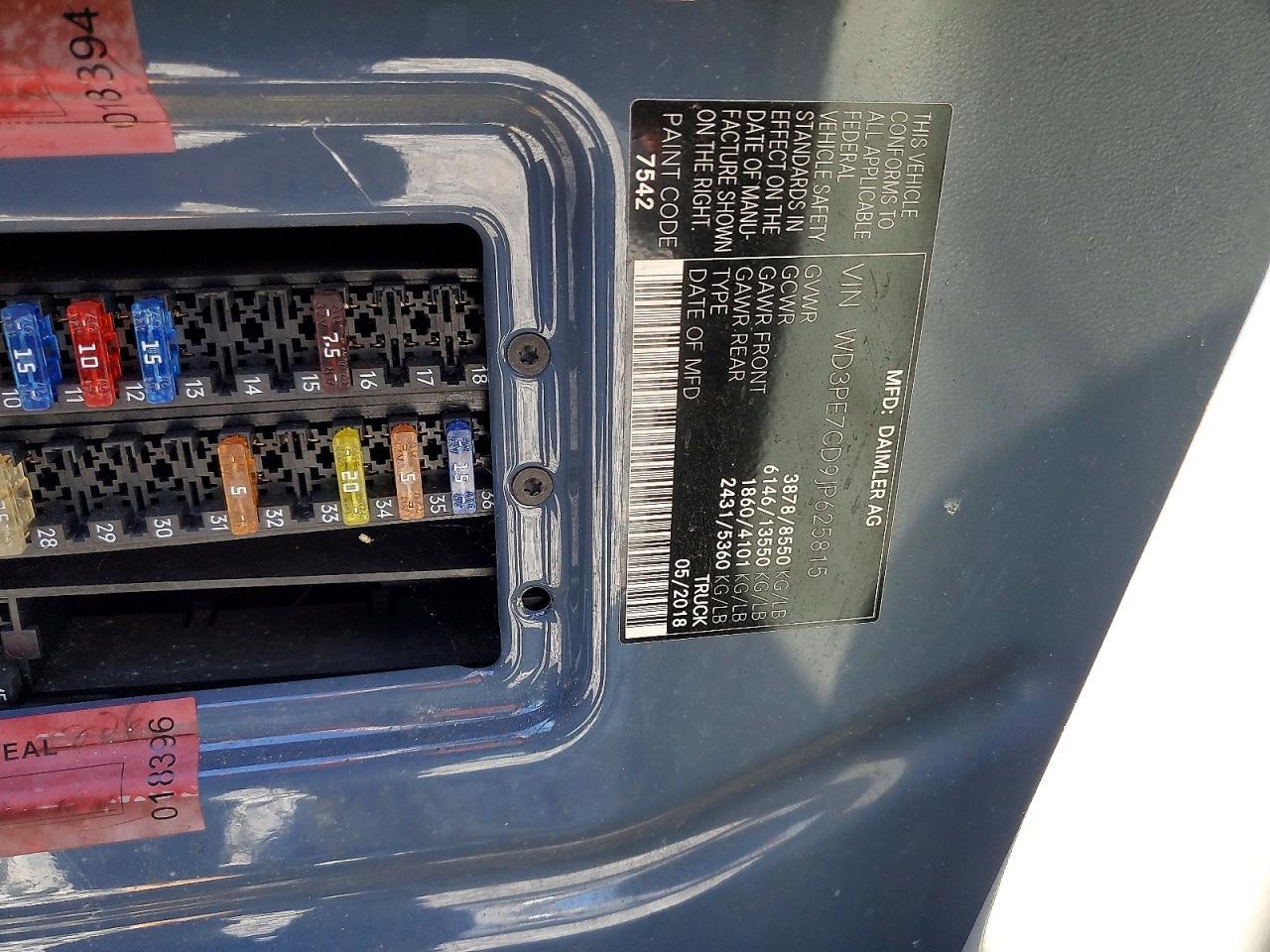 2019 Mercedes-Benz Sprinter 2500 Delivery Van