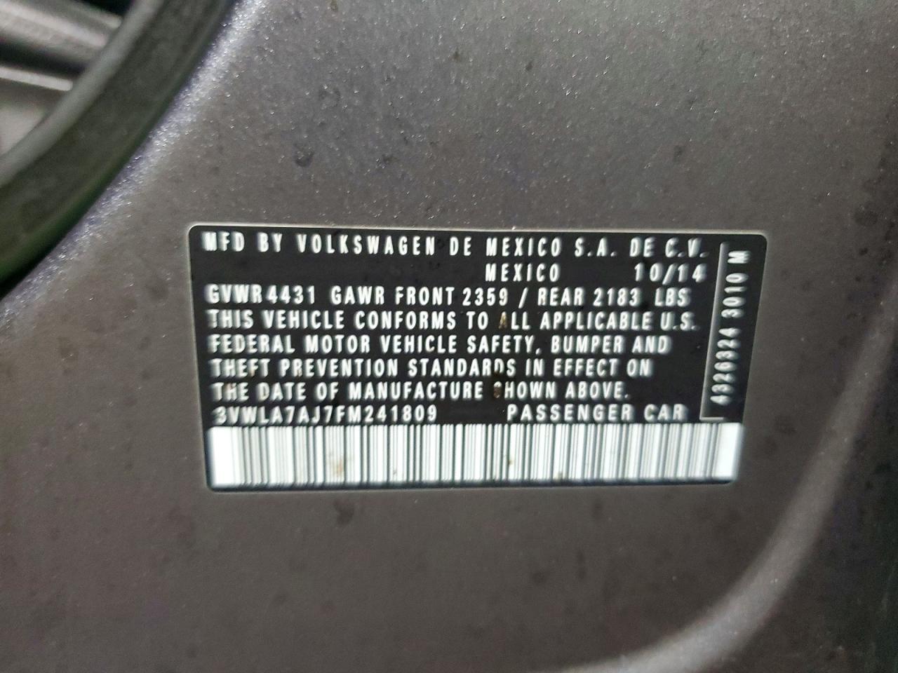 2015 Volkswagen Jetta tdi