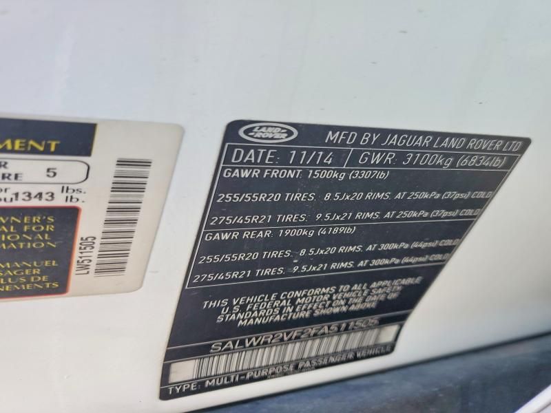 2015 Land Rover Range Rover Sport hse