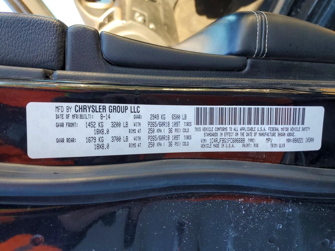 2015 Jeep Grand Cherokee Limited