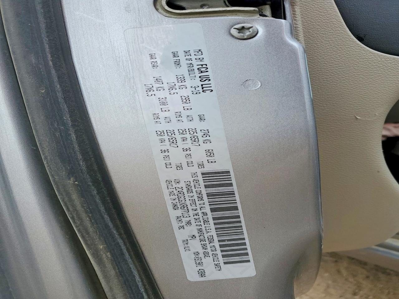 2019 Dodge Grand Caravan sxt