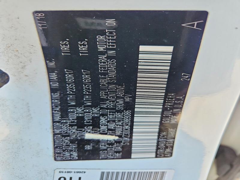 2019 Toyota Sienna le