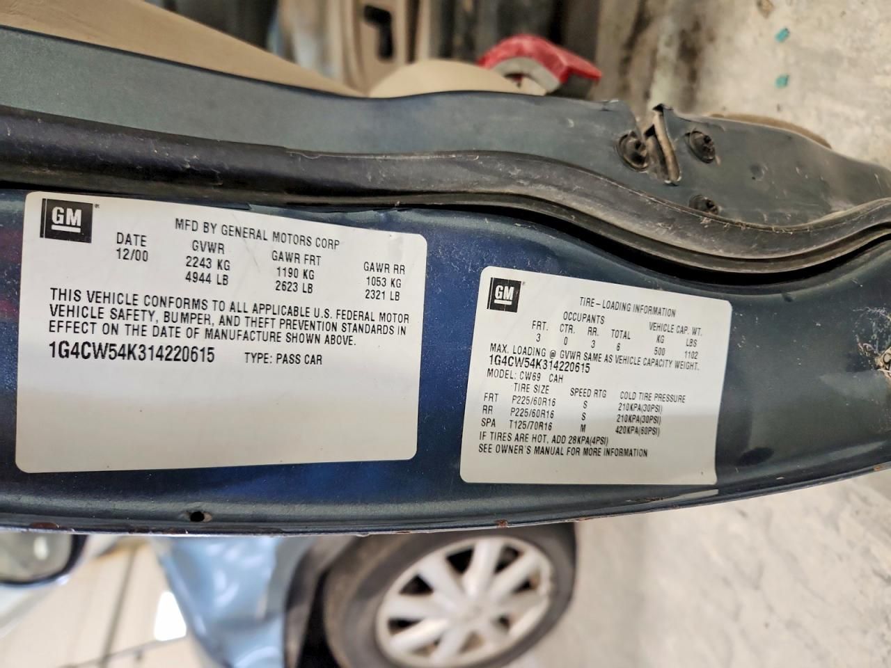 2001 Buick Park Avenue