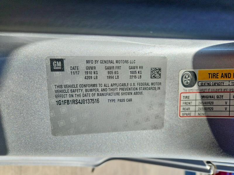 2018 Chevrolet Camaro lt