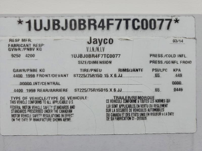 2015 Jayco JAY Flight Camper