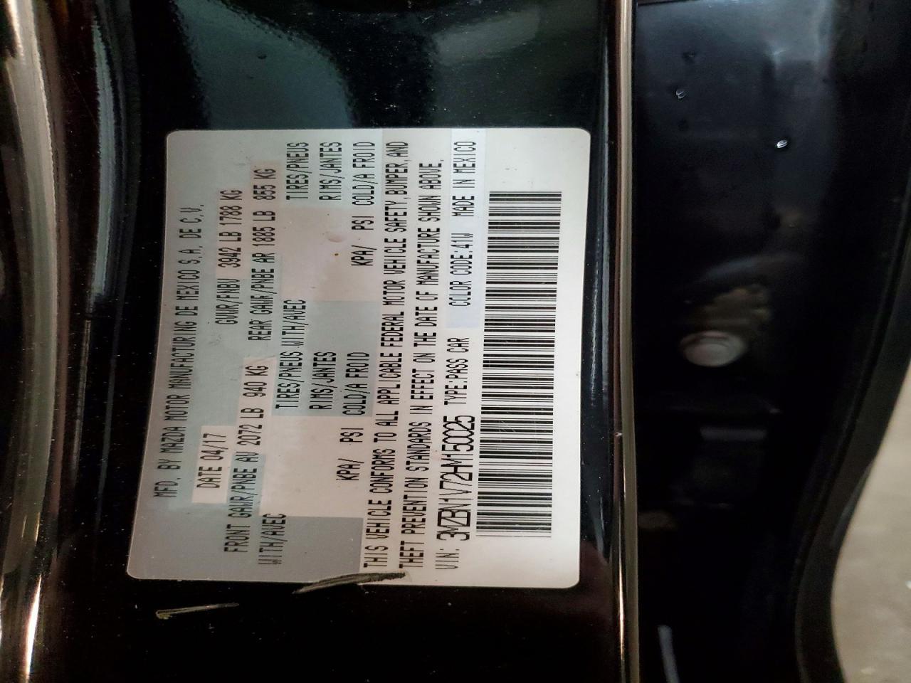 2017 Mazda 3 Touring