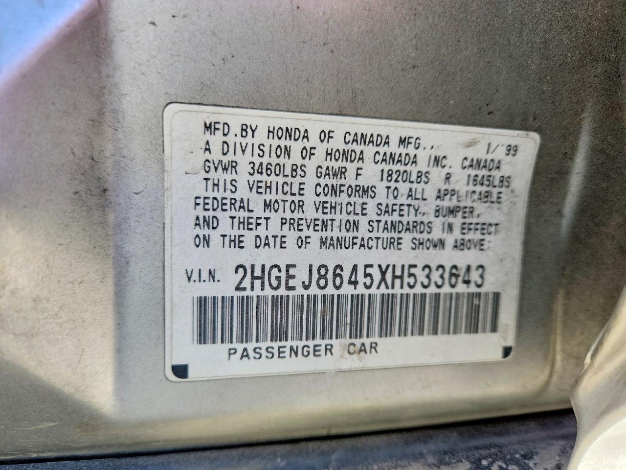 1999 Honda Civic ex