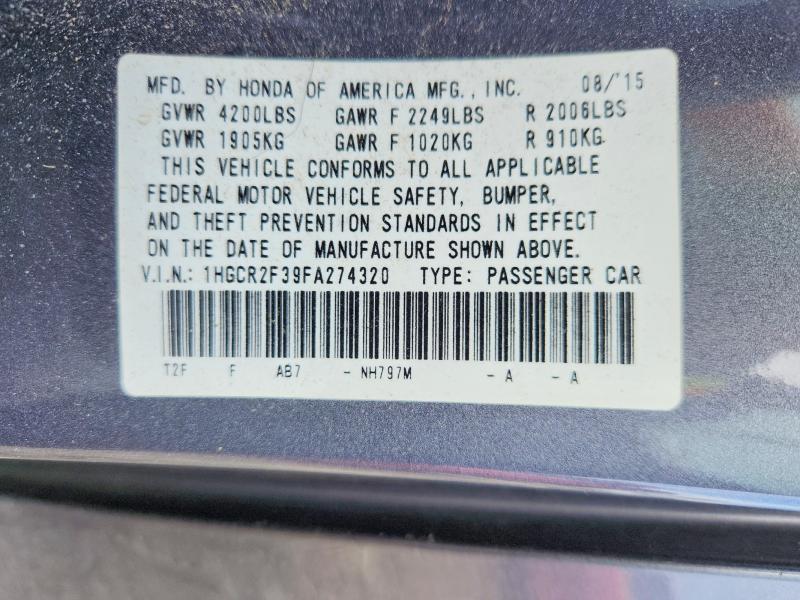 2015 Honda Accord lx
