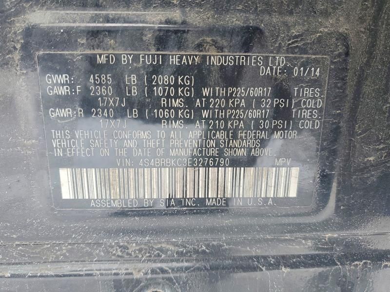 2014 Subaru Outback 2.5i Limited