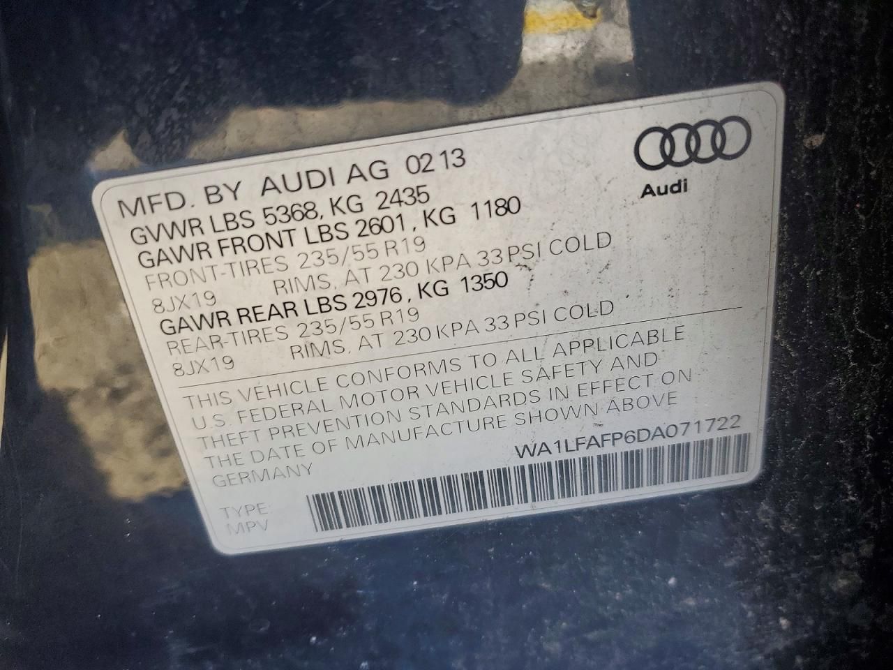 2013 Audi Q5 Premium Plus