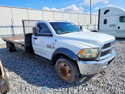 Salvage trucks for sale at Apopka, FL auction: 2017 Dodge RAM 5500 Flatbed Truck
