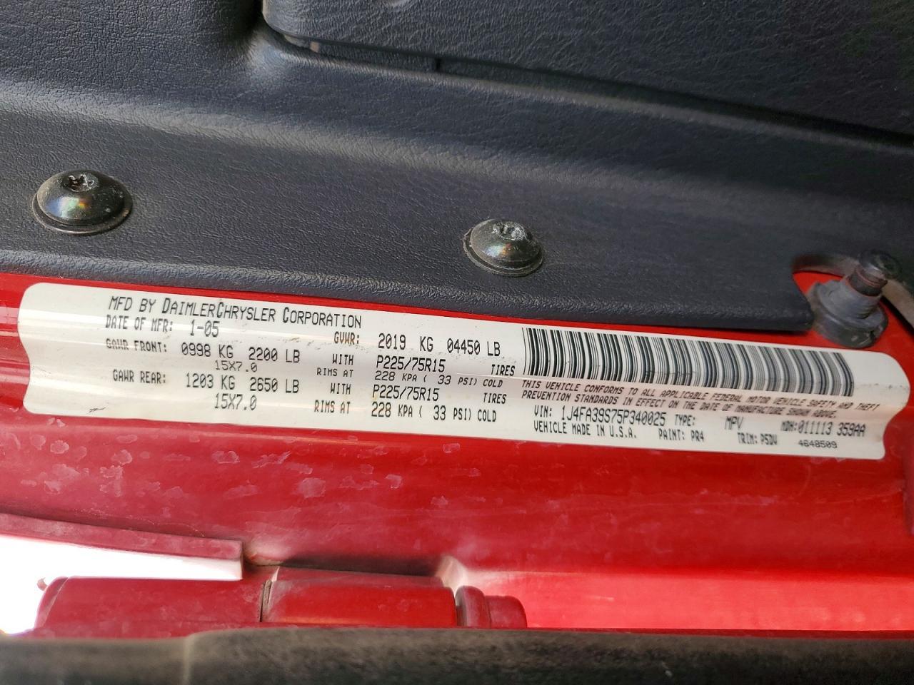 2005 Jeep Wrangler x