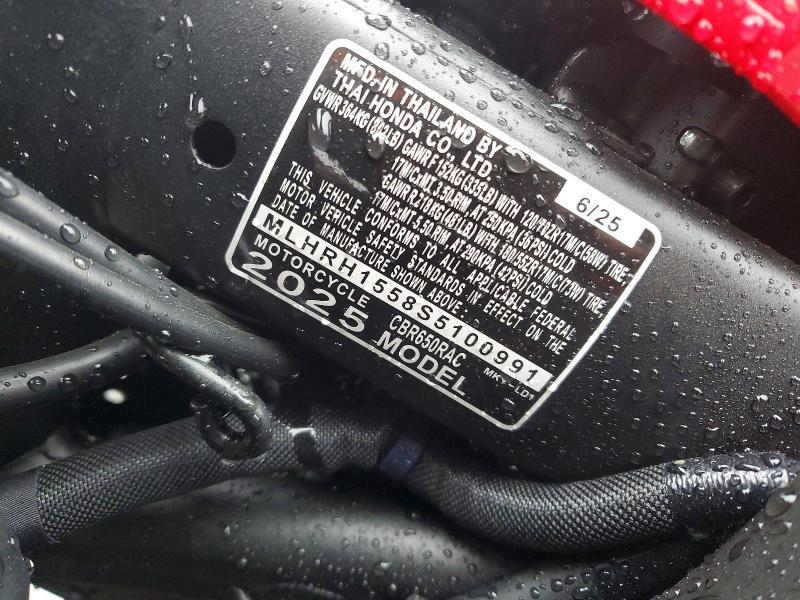 2025 Honda CBR650 R