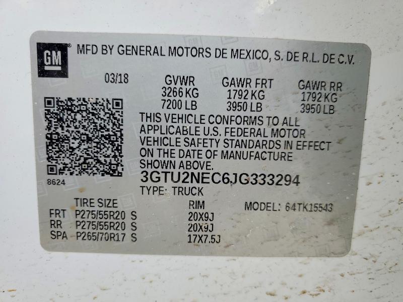2018 GMC Sierra K1500 slt