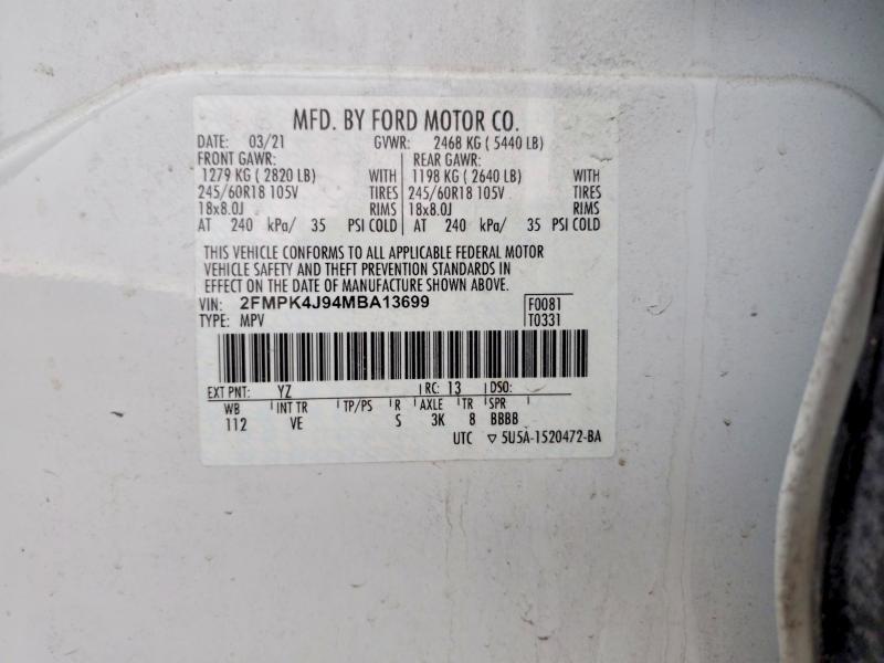 2021 Ford Edge sel