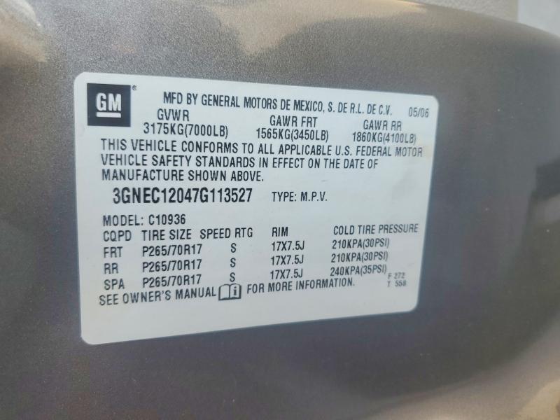 2007 Chevrolet Avalanche C1500