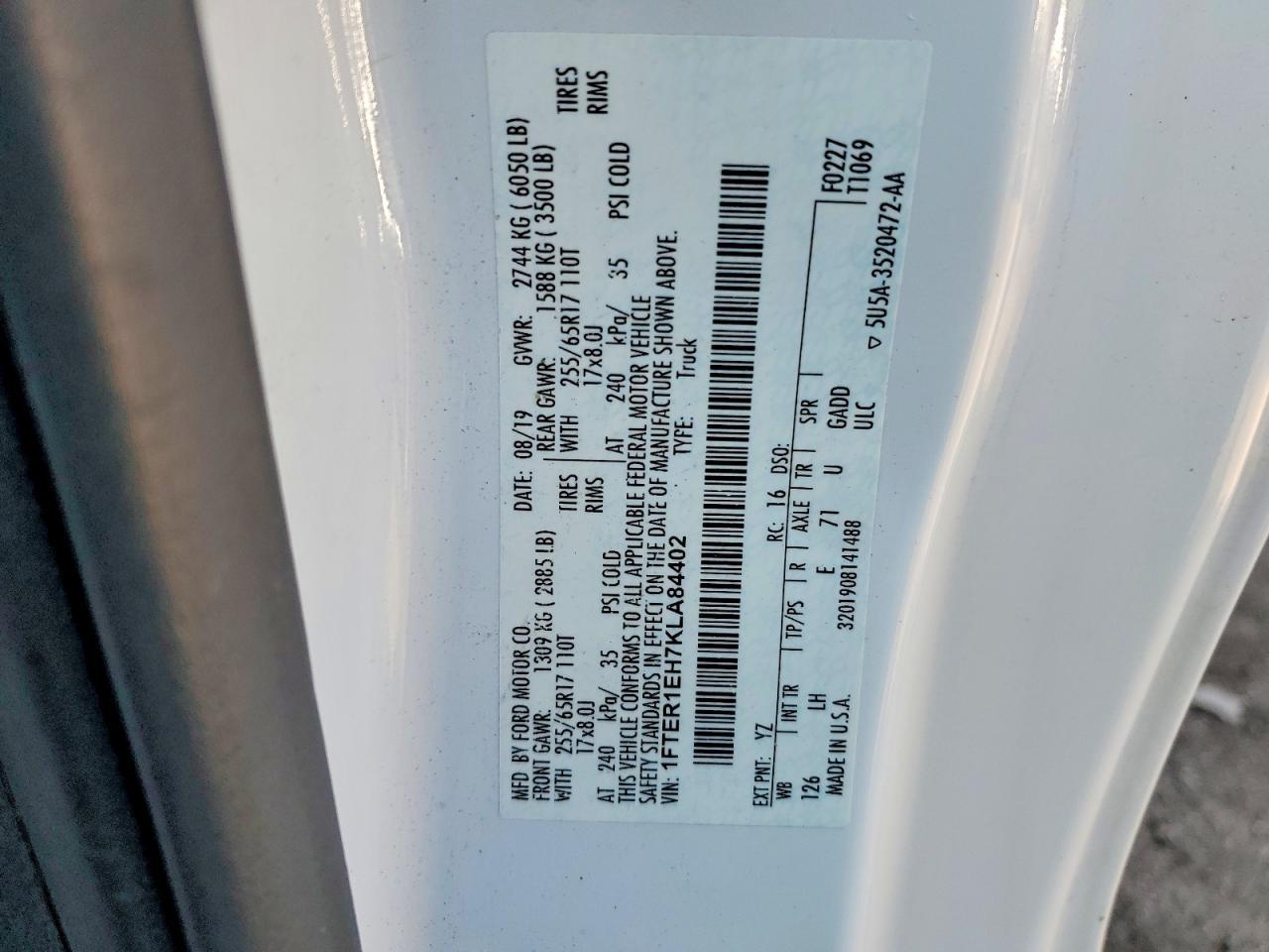 2019 Ford Ranger XL