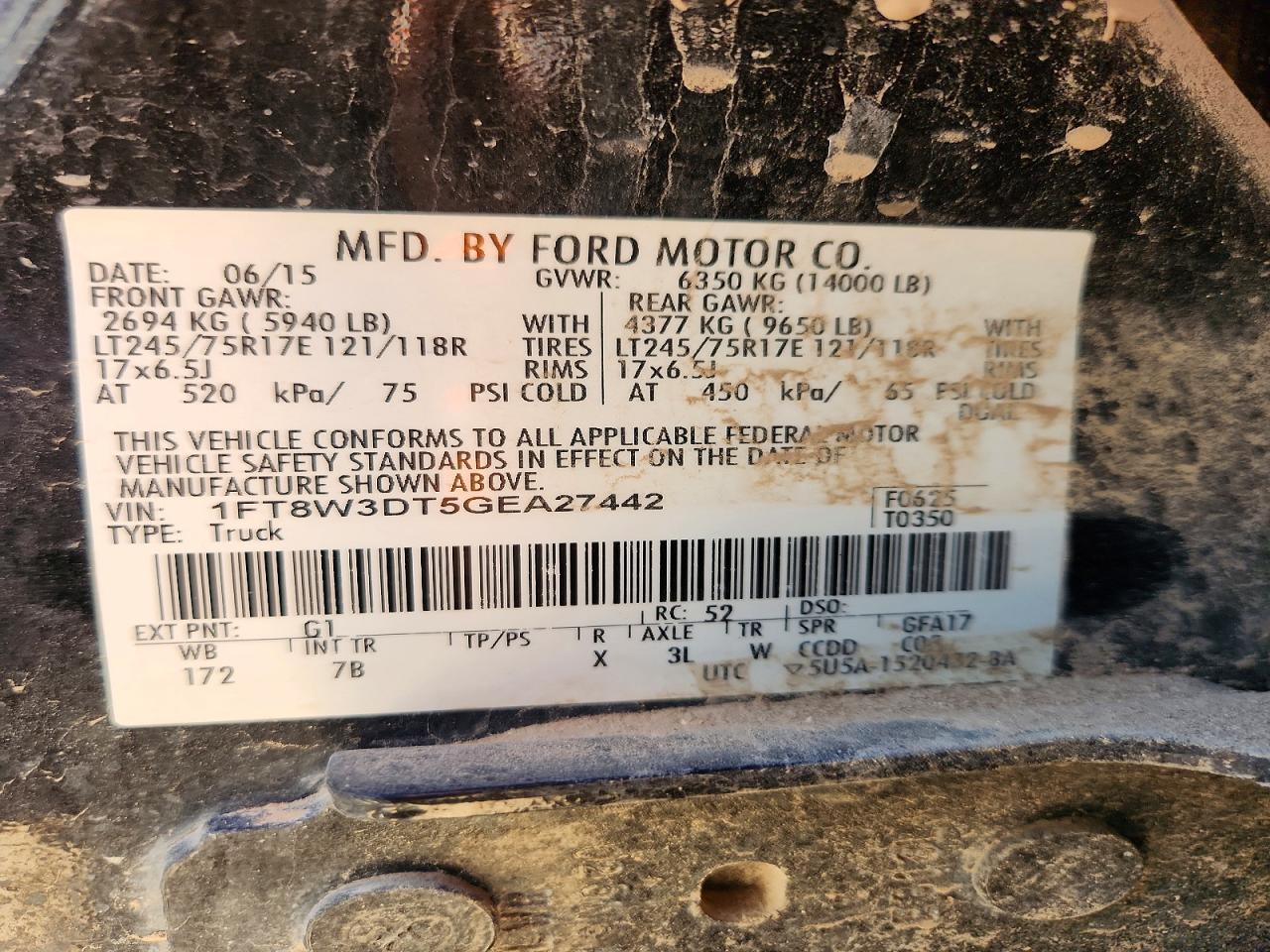 2016 Ford F350 Super Duty