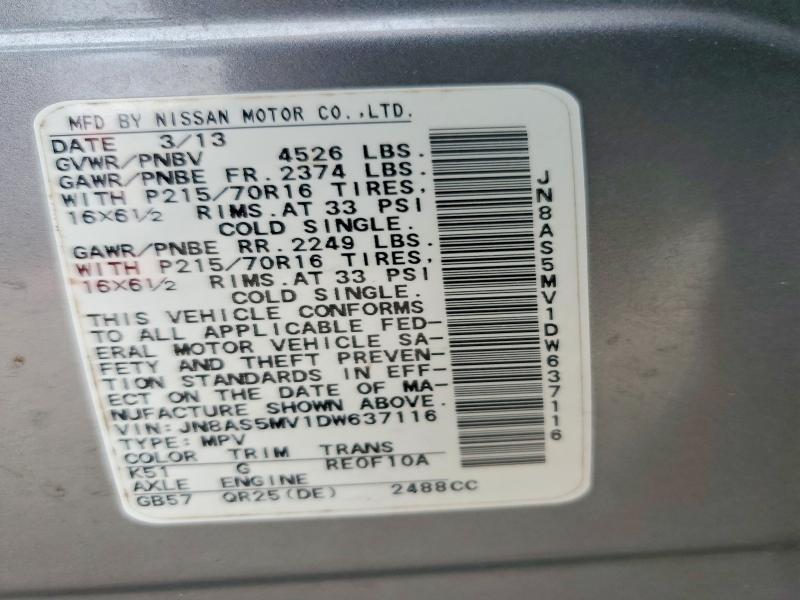 2013 Nissan Rogue s
