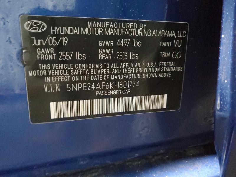 2019 Hyundai Sonata se