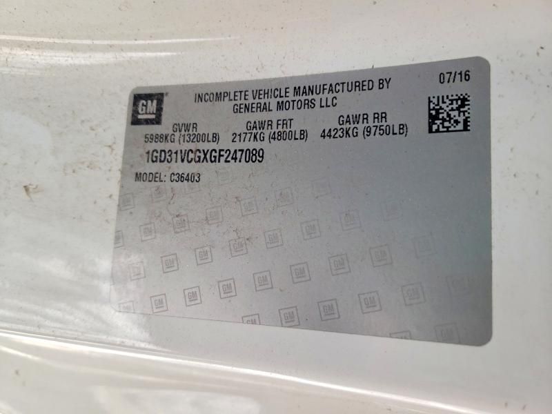 2016 GMC Sierra C3500 Flatbed Truck