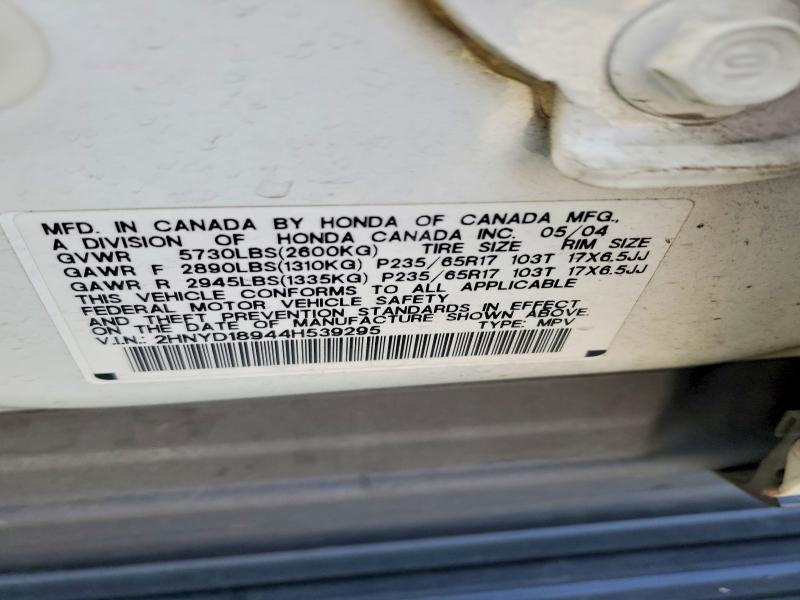 2004 Acura Mdx Touring