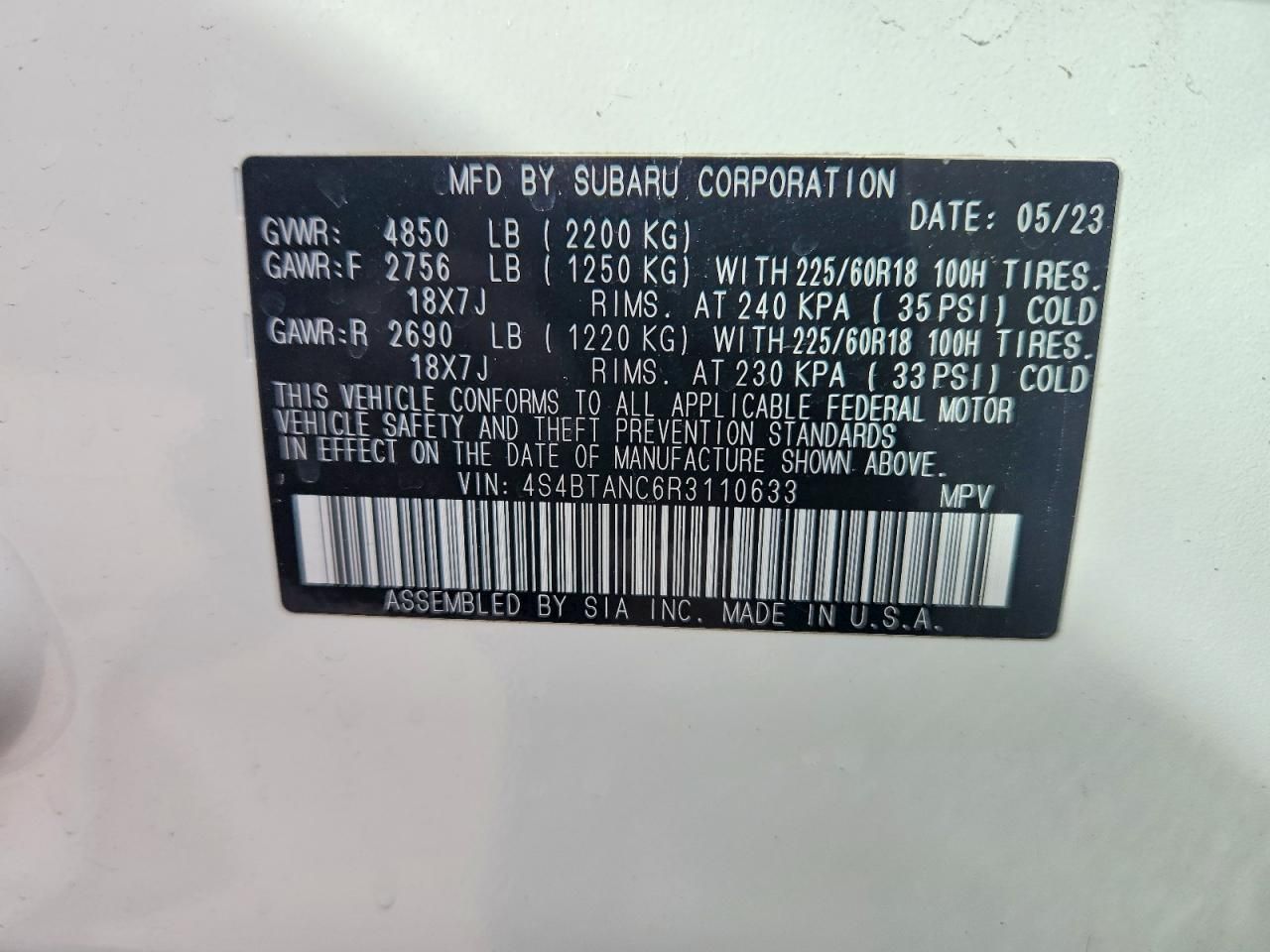 2024 Subaru Outback Limited