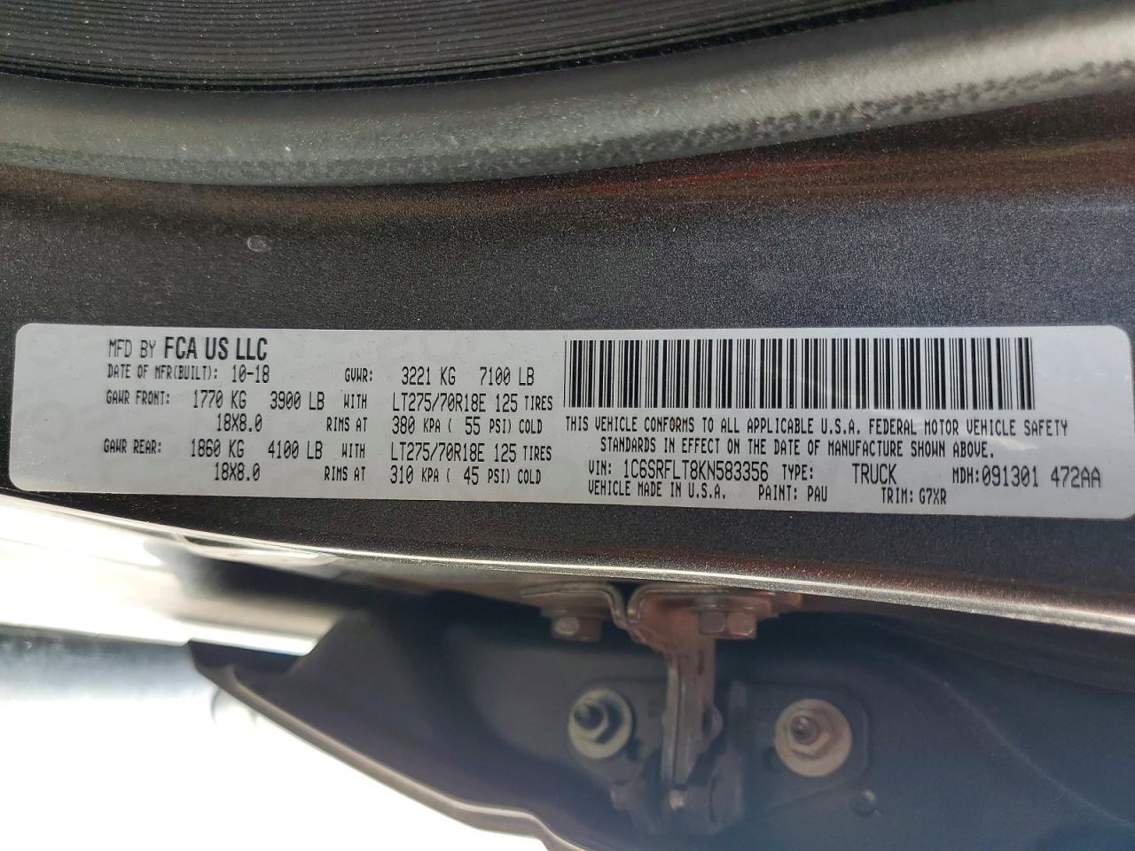 2019 Dodge RAM 1500 Rebel