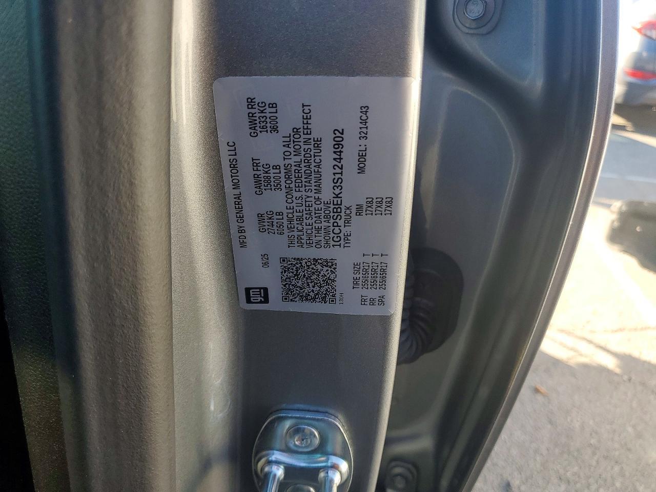 2025 Chev Colorado