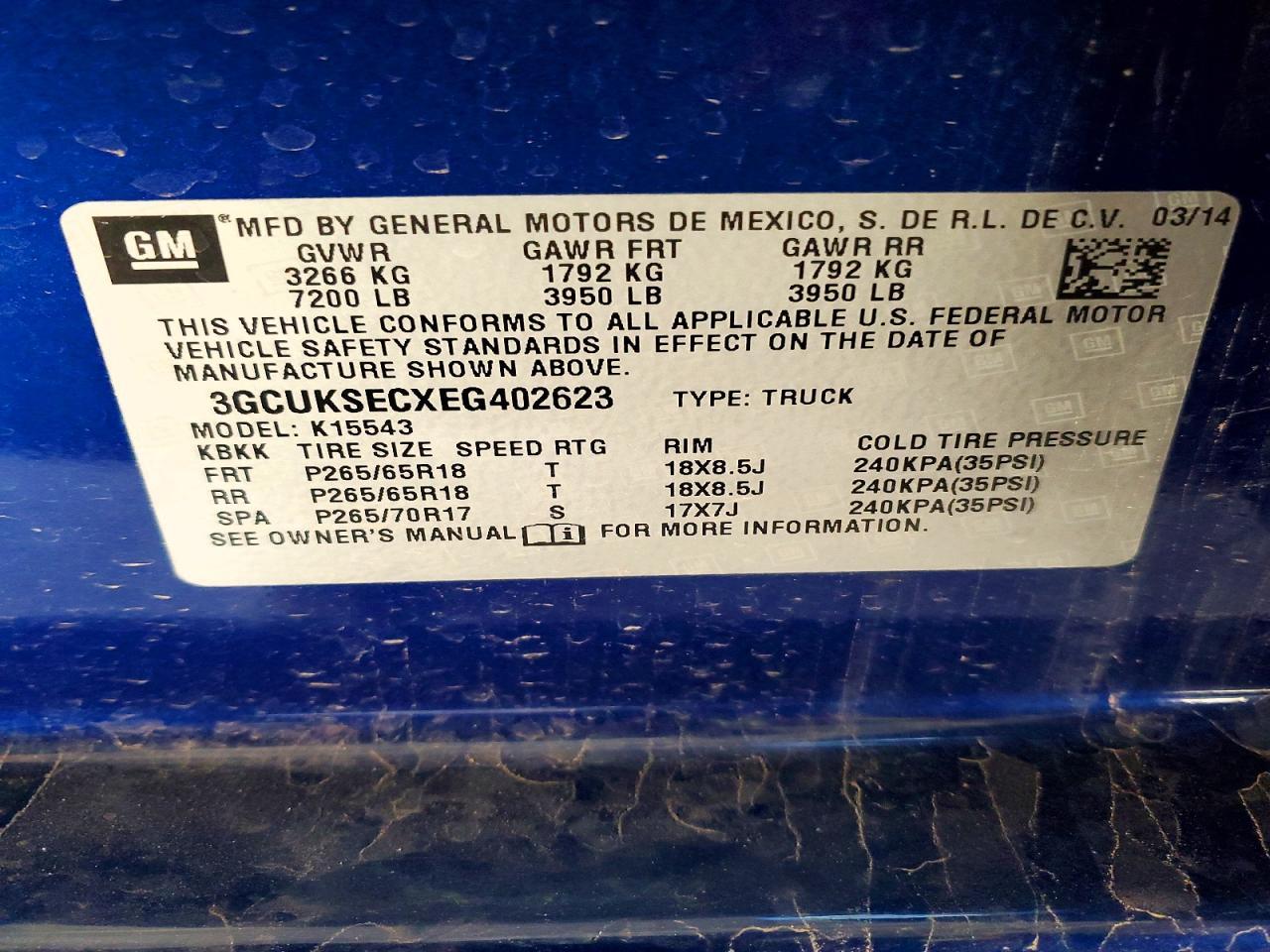 2014 Chevrolet Silverado K1500 ltz