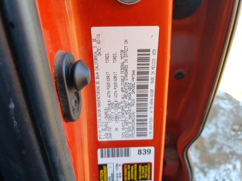 2016 Toyota Tacoma Double cab