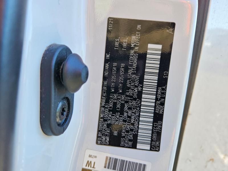 2022 Toyota Highlander Hybrid xle