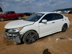 Salvage cars for sale from Copart Longview, TX: 2016 Honda Accord Sport