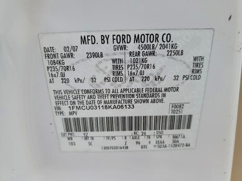 2008 Ford Escape xlt
