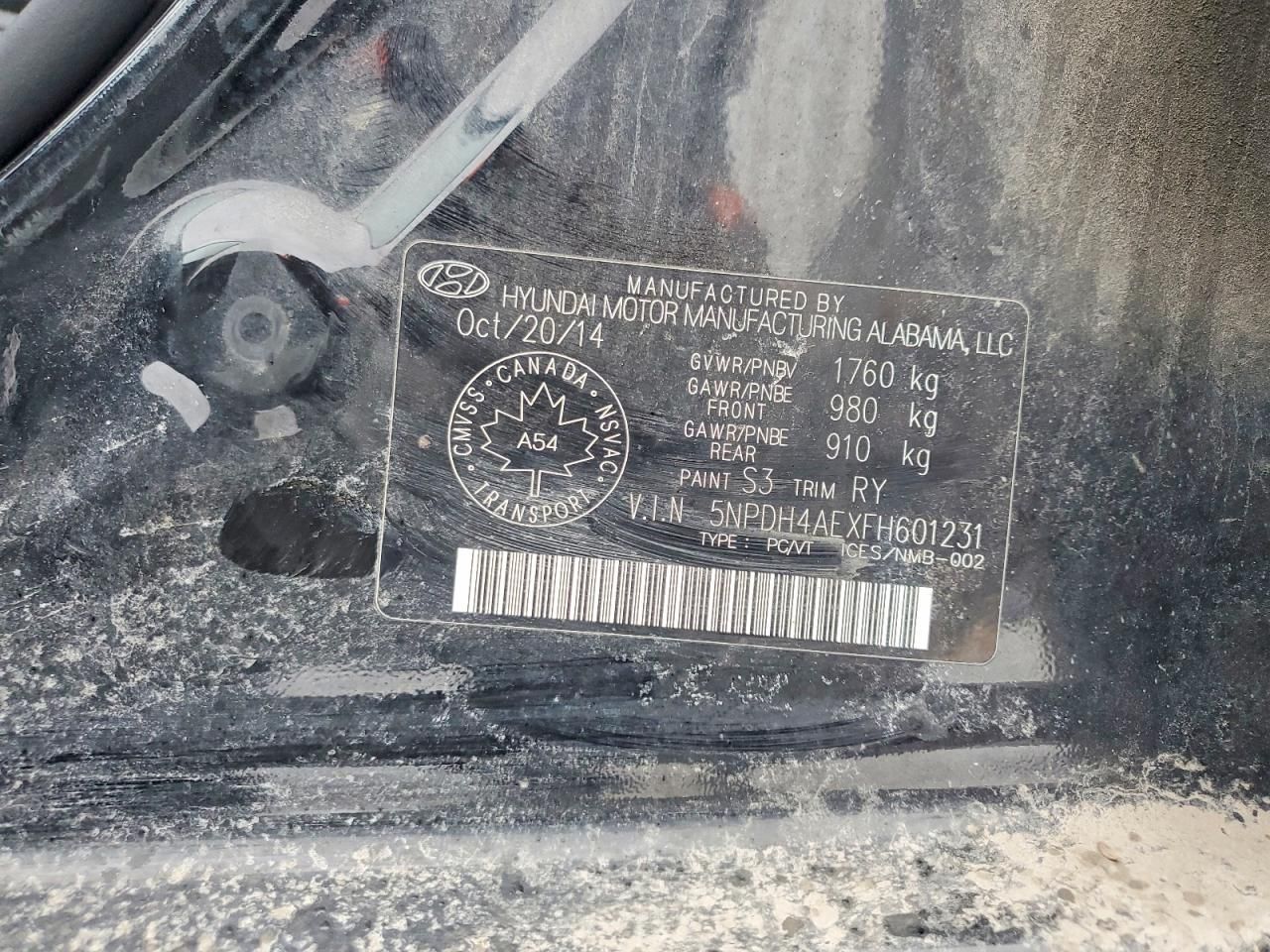 2015 Hyundai Elantra se